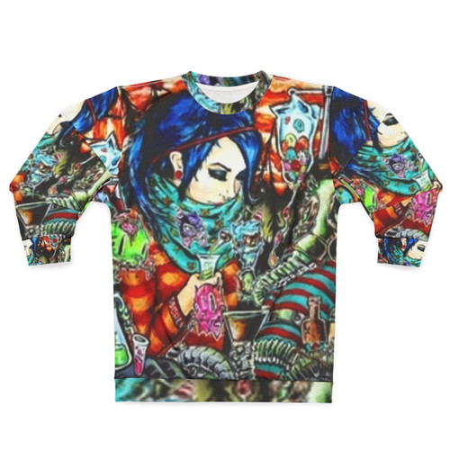 Ghost Town Creepy Emo Sweatshirt