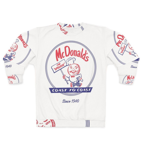 Vintage McDonald's Speedee Coast To Coast Sweatshirt