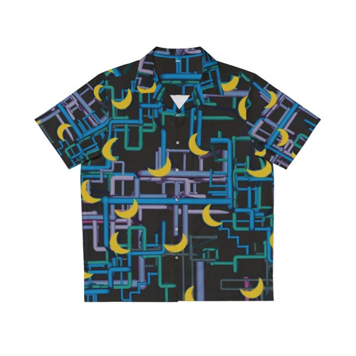 Dan Flashes Complicated Hawaiian Shirt Pattern