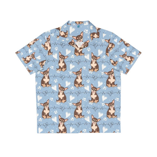 Tricolor Chihuahua Hawaiian Shirt