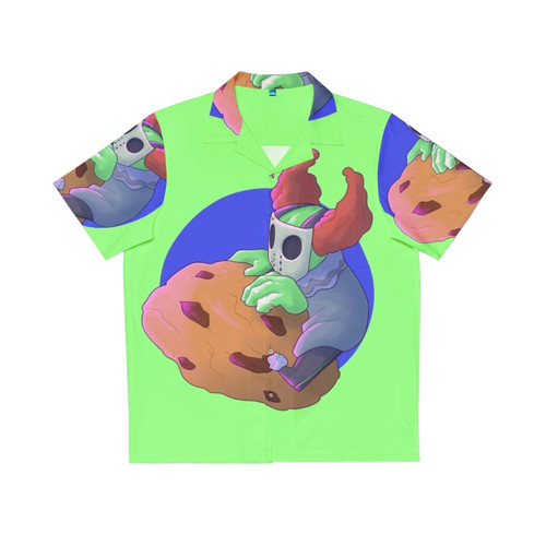 Tricky meme Hawaiian shirt with Friday Night Funkin and Madness Combat design