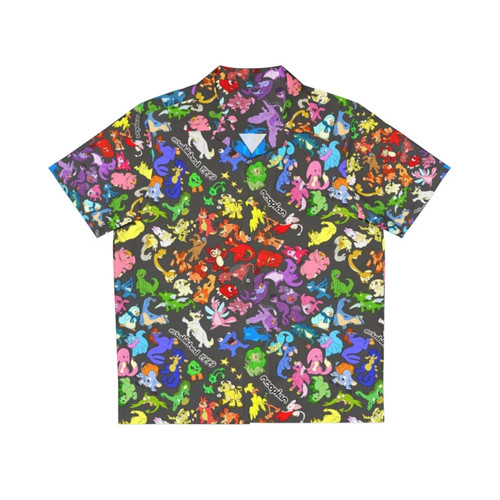 Neopets-themed all over print Hawaiian shirt