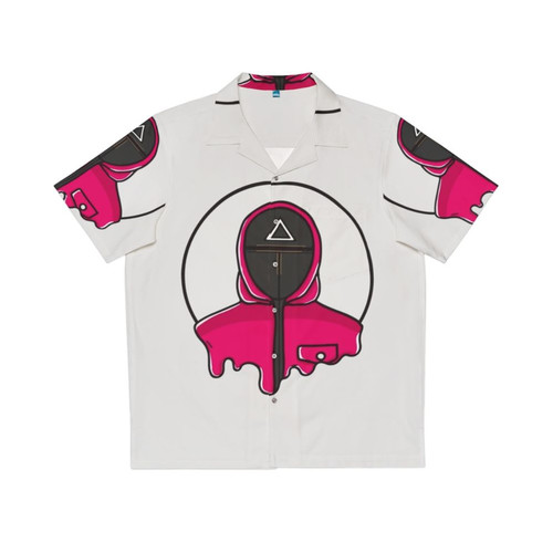 Triangle Squid Game Guard Hawaiian Shirt