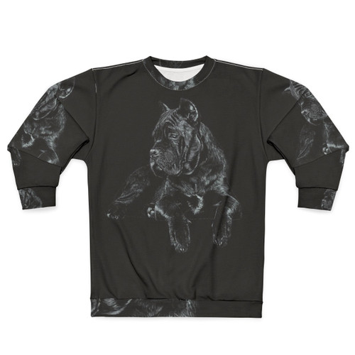 Cane Corso Italiano Mastiff Breed Black Dog Sweatshirt