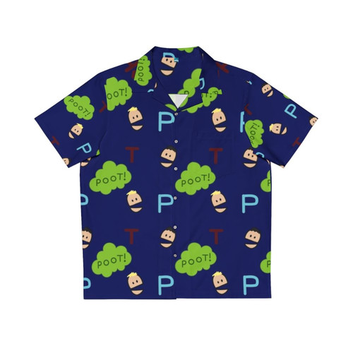Terrance and Phillip Cartoon Pattern Hawaiian Shirt