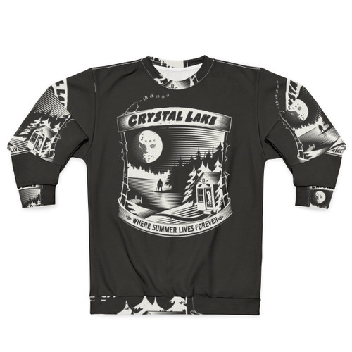 Camp Crystal Lake "Where Summer Lives Forever" Jason Voorhees Horror Sweatshirt