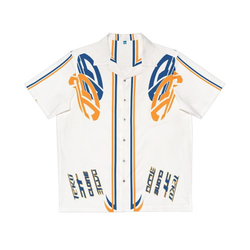 Teku-inspired Bassline Hawaiian Shirt featuring Hot Wheels Acceleracers graphics