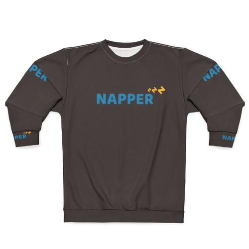 Napping Sweatshirt with the text "Naps Fix Everything Hobbies Include Napping"