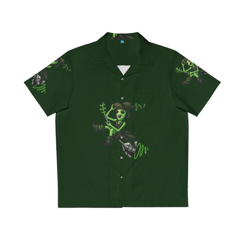 Techno Witch Alien Hawaiian Shirt