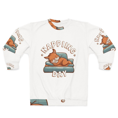 Napping day sweatshirt with text "Sleep Is My Hobby"