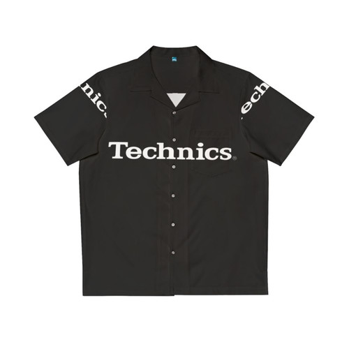 Technics Hawaiian shirt with vintage, psychedelic music design