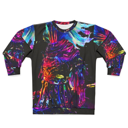 Synthwave King Dark Fantasy Gaming Sweatshirt