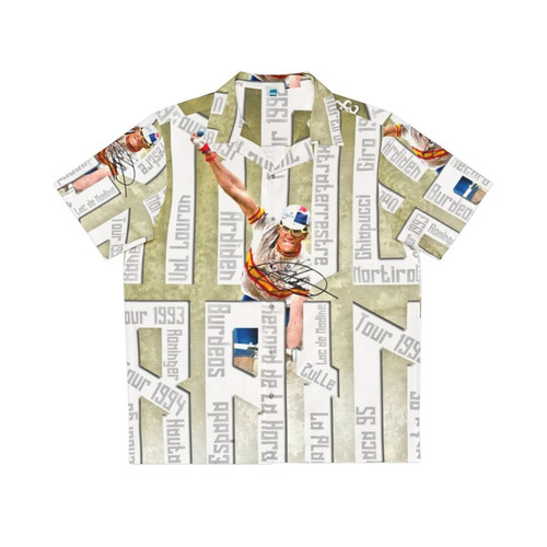 Miguel Indurain Tribute Hawaiian Cycling Shirt