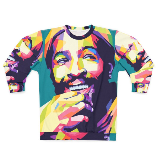 Marvin Gaye Colorful Pop Art Sweatshirt