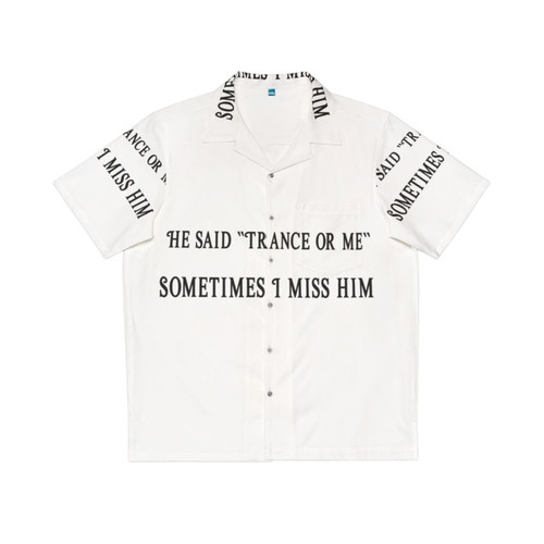 Trance music-inspired Hawaiian shirt