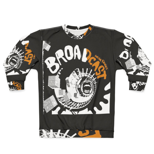 Haha Sound Music Sweatshirt for Broadcast, Album, Vinyl Band Artist