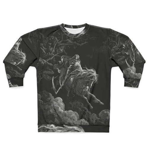 Gustave Dore 'Death on the Pale Horse' religious art sweatshirt