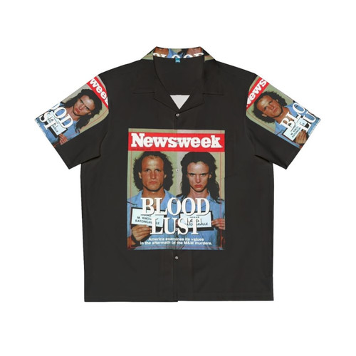 "Natural Born Killers" vintage-inspired Hawaiian shirt