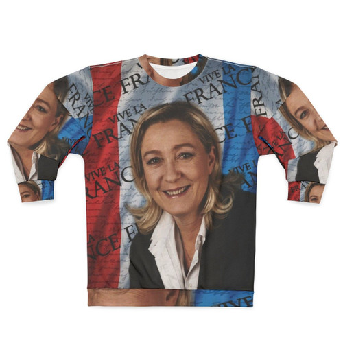 Marine Le Pen Patriotic Sweatshirt
