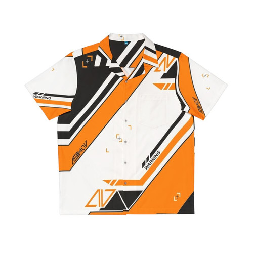 Counter Strike Global Offensive Asiimov Skin Hawaiian Shirt