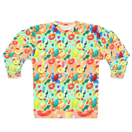 Gummy Galore Pattern Sweatshirt