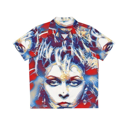 Tamara Danz Retro Hawaiian Shirt with East German Progressive Rock Inspired Design