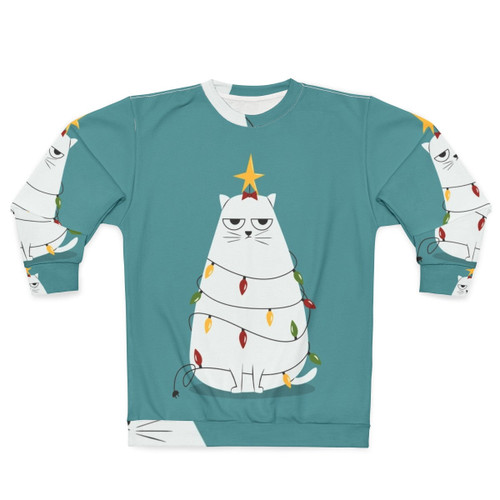 Grumpy Christmas Cat Sweatshirt