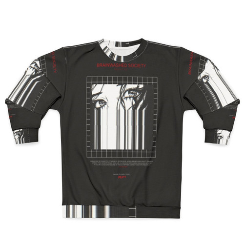 Brainwashed Society Sweatshirt - Alternative Clothing for the Nonconformist