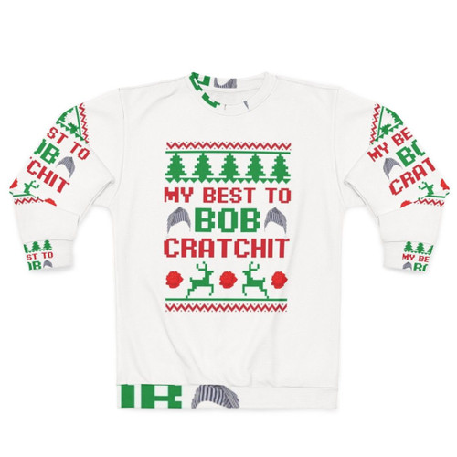 "Schitt's Creek 'My Best to Bob Cratchit' Sweatshirt with David Rose Quotes"