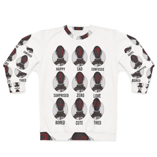 Borderlands Zer0 Facial Expressions Sweatshirt