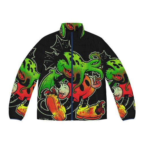 Micronesia Countryball Puffer Jacket featuring the flag of Micronesia