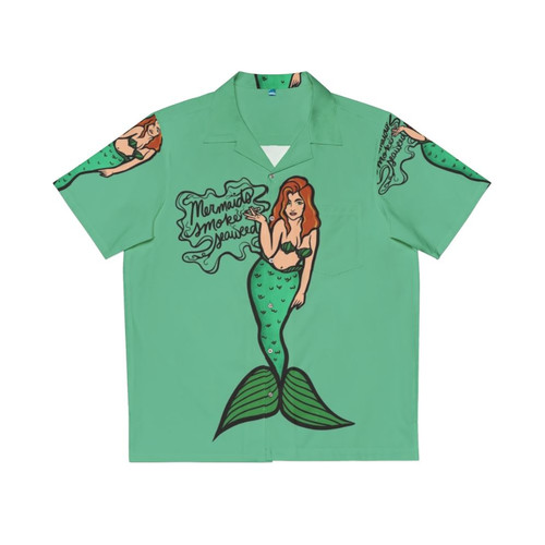 Mermaid Smoke Seaweed Hawaiian Shirt