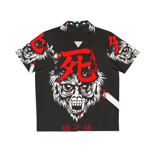 Mystical Ape Hawaiian Shirt with Anime-Inspired Japanese Design
