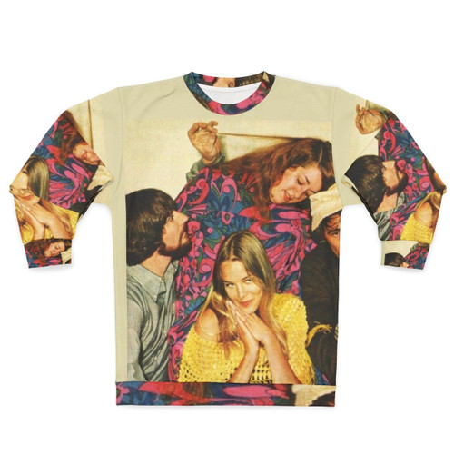Vintage Mamas and Papas 1960s Sweatshirt with California Dreaming Design