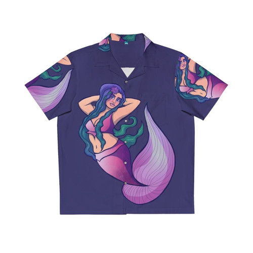 Mermaid Hawaiian Shirt 2 featuring an enchanting mermaid design