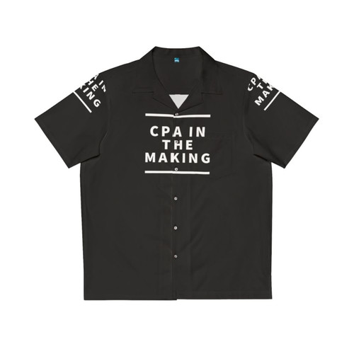 CPA Hawaiian Shirt with Accounting and Auditing Motifs