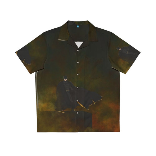 Superhero Hawaiian shirt with comic style and New York animal print