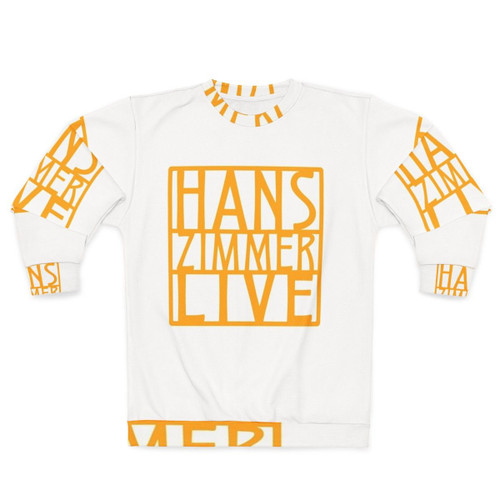 Sweatshirt featuring cinematic music inspired by composer Hans Zimmer