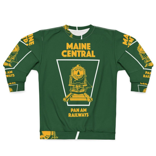Vintage Maine Central Railroad Train Emblem Sweatshirt