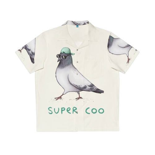 Super Cool Hawaiian Shirt with Cute Coo Bird Design
