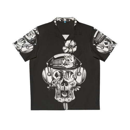 "Music of the Mind" Hawaiian Shirt featuring Zachbryan and guitar