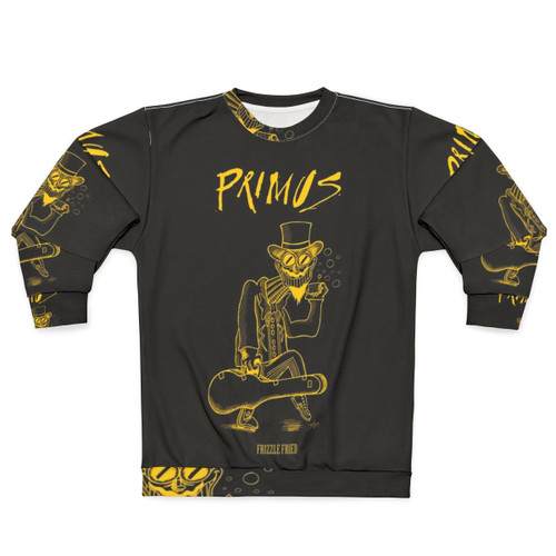 Frizzle Fry Metal Music Sweatshirt with Primus, Les Claypool, & Tommy the Cat