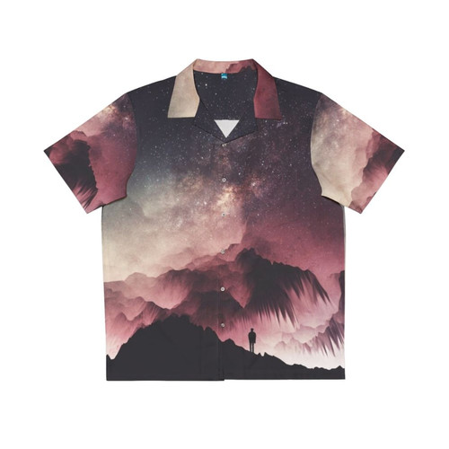 Cosmic starry night Hawaiian shirt