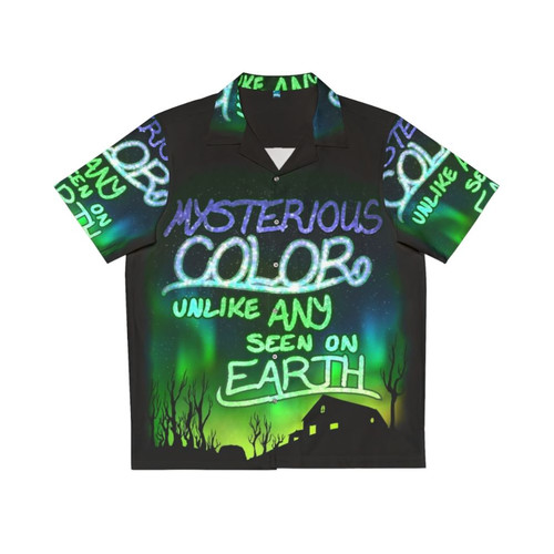 Cosmic Hawaiian Shirt with Mysterious Color Lovecraft Inspired