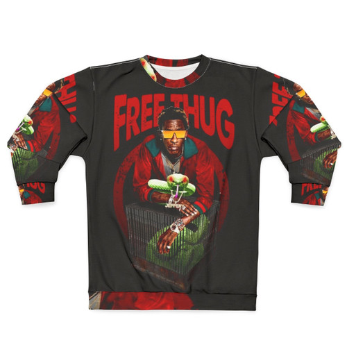 Young Thug Rap Tour Sweatshirt with Hip Hop Design