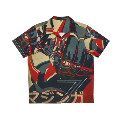 Mazinger Z Inspired Hawaiian Shirt