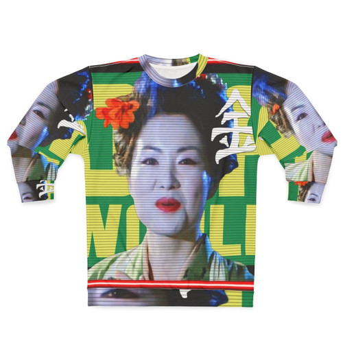 Blade Runner inspired blimp sweatshirt with retro futuristic design