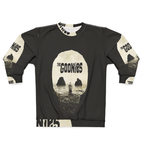 Goonies Sweatshirt with Iconic Skull and Crossbones Design