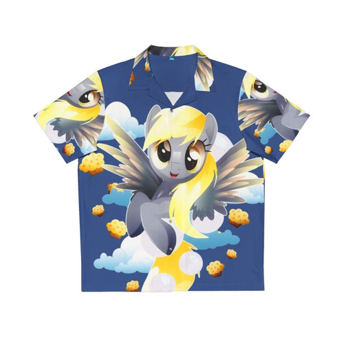Muffins Hawaiian Shirt featuring a colorful pegasus design