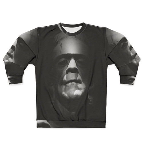 Frankenstein Monster Boris Karloff Face Sweatshirt